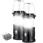 Etekcity Camping Lanterns For Power Outages 4 Pack, Flashlight For Camping Essentials, Emergency LED Battery Operated Li