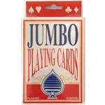 Hapros Jumbo 4x6 inch Playing Cards - Plastic Coated