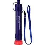 Membrane Solutions Water Filter Straw WS02, Detachable 4-Stage 0.1-Micron Portable Water Filter Camping, 5,000L Water Purifier Survival Gear and Equi