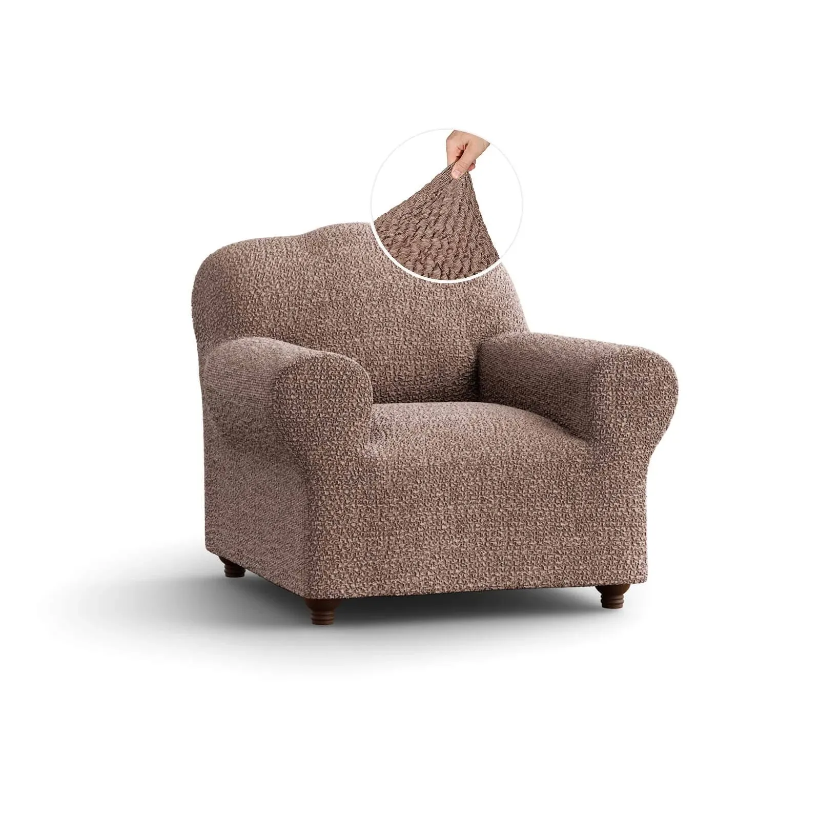 PAULATO by GA.I.CO. Stretch Armchair Slipcover Mille Righe Collection (Armchair ...