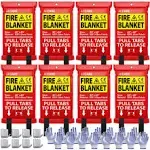 JJ Care Fire Blanket 8 Packs