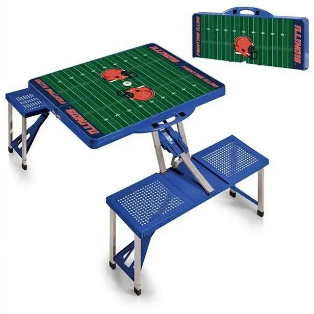 Illinois Fighting Illini Portable Folding Picnic Table