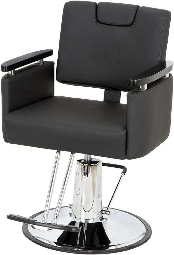 Buy-Rite Carlton All-Purpose Salon Chair with Spring-Loaded Reclining Back