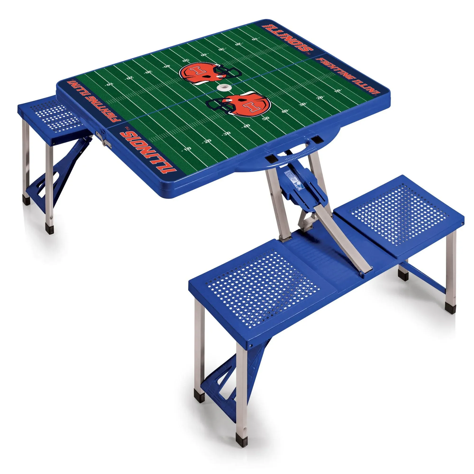 Illinois Fighting Illini Portable Folding Picnic Table