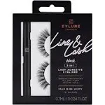 Eylure London Line &amp; Lash black 2 In 1 Lash Adhesive Eyeliner Faux Mink Wispy