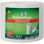 Small Bubble Cushioning Wrap, 12 in x 200 ft, Clear,