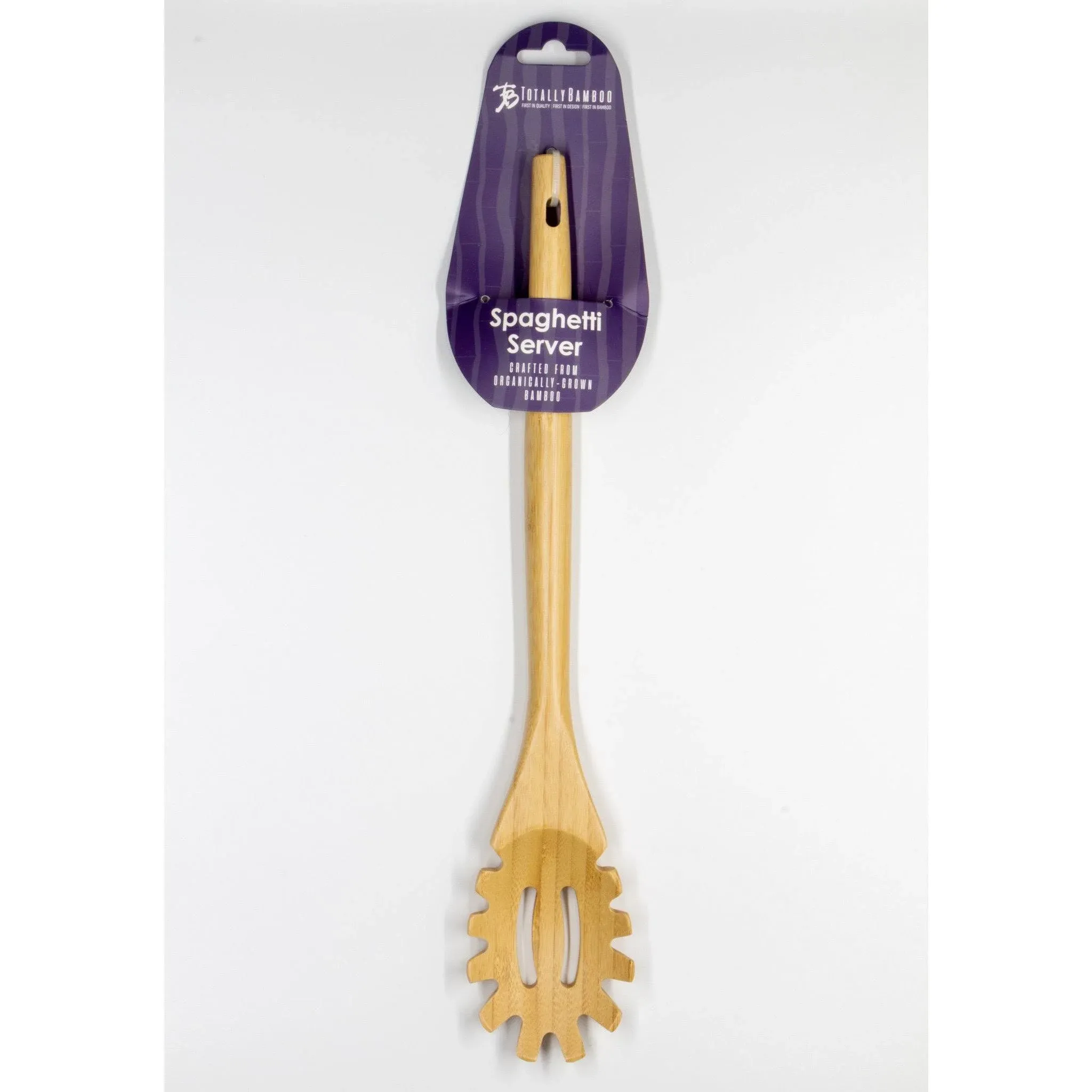 Totally Bamboo 20-2074 14 in. Bamboo Spaghetti Server