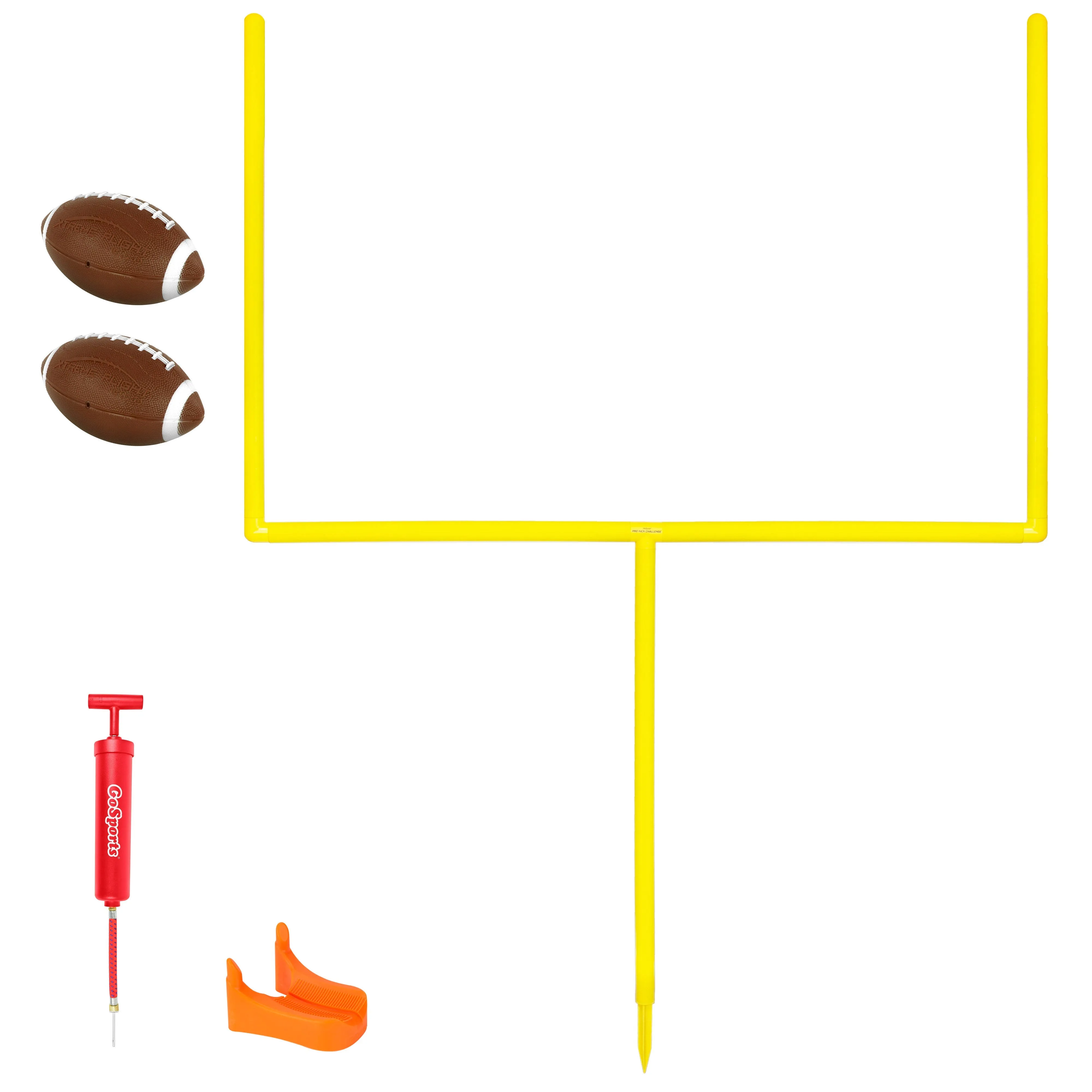 GoSports Pro Kick Challenge Field Goal Post Set