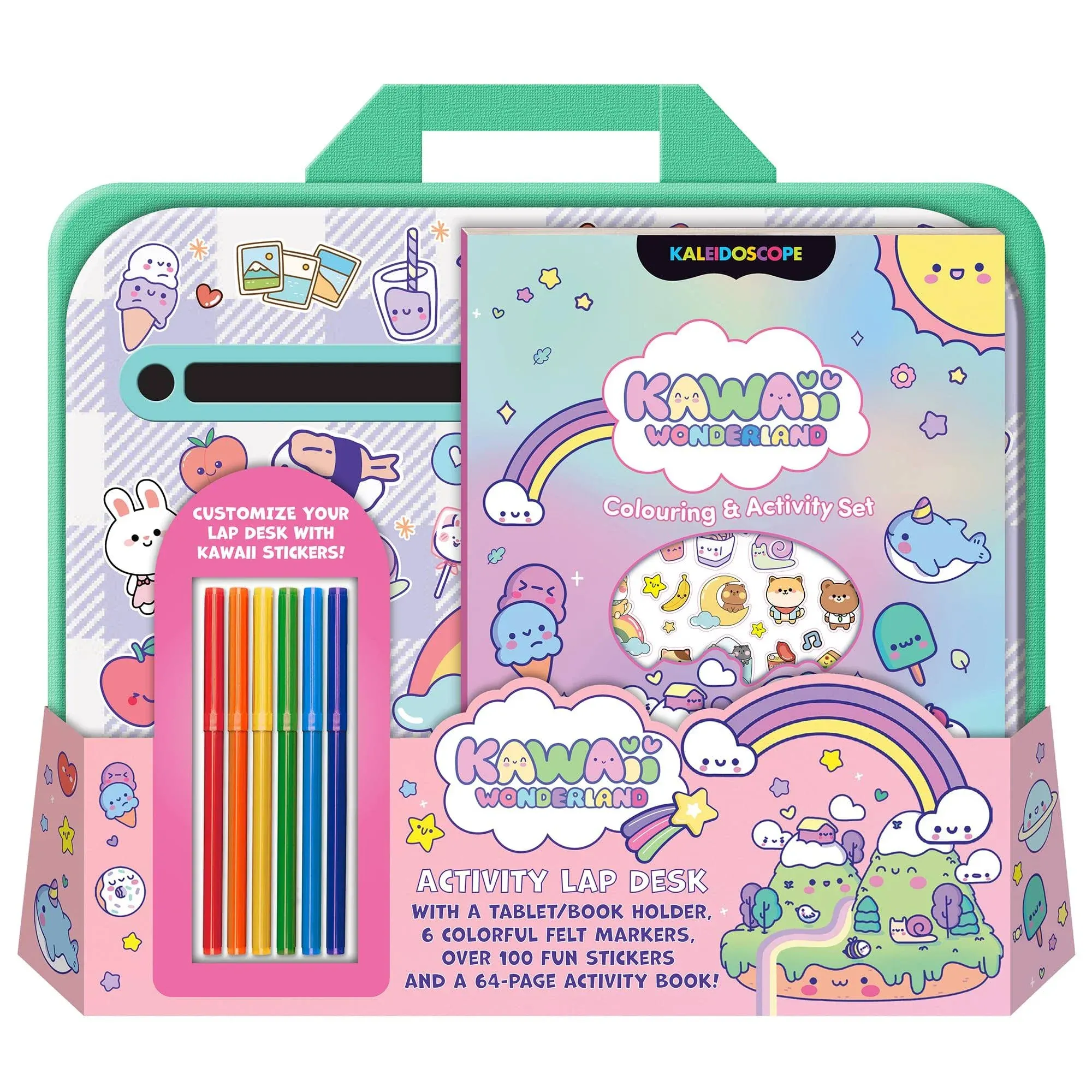 Kaleidoscope: Kawaii Wonderland Coloring & Activity Set