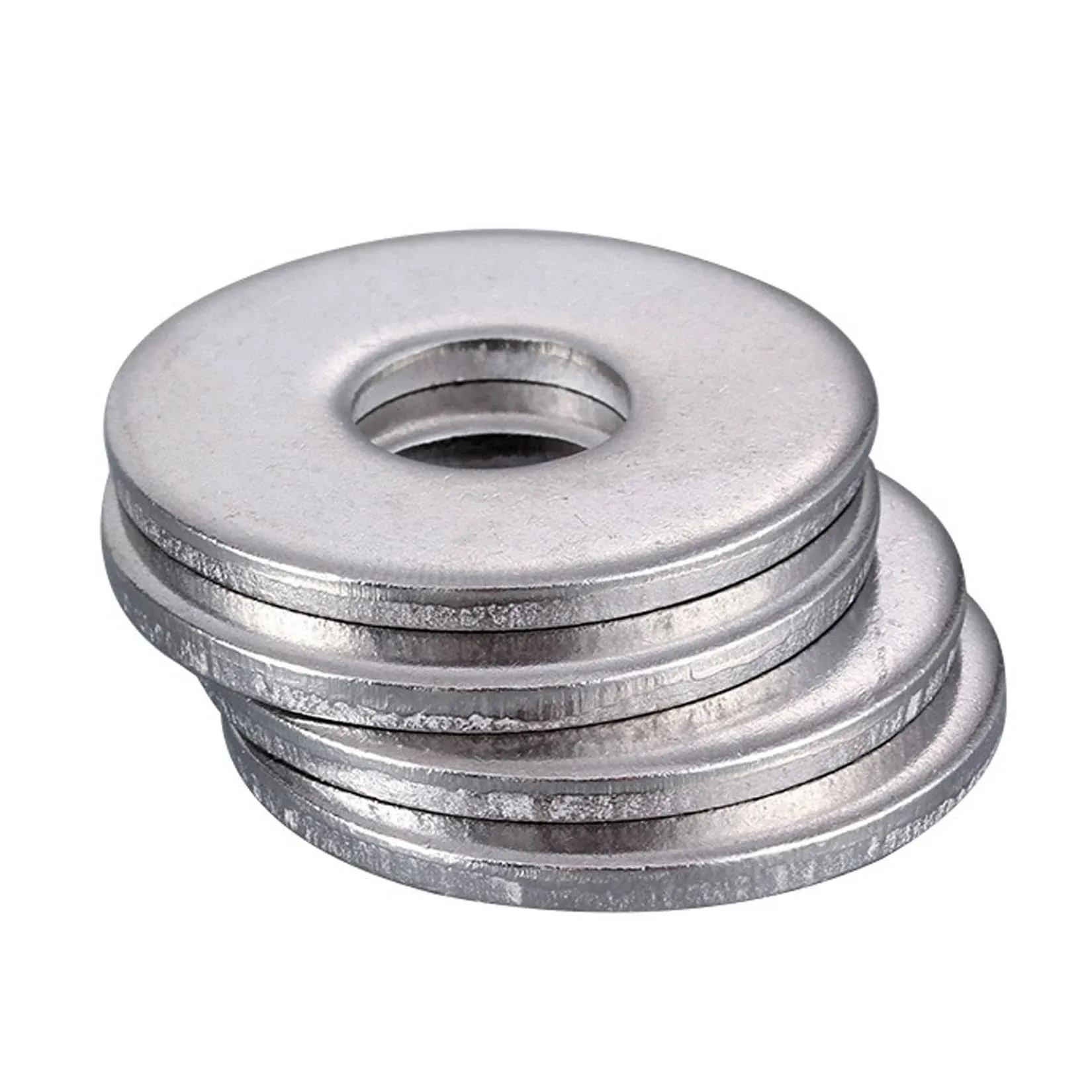 cSeao 50pcs M8 Large Fender Flat Washers, ID=24mm, Thickness=2.0mm, 304 Stainless Steel 18-8 Plain Finish CS313