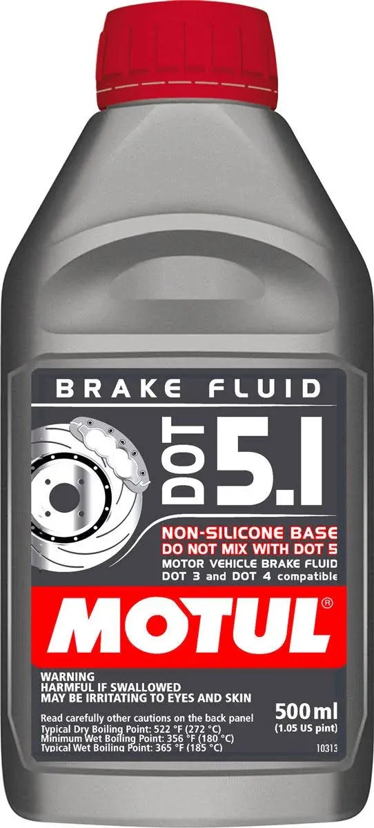 Motul DOT 5.1 High Temp. Brake Fluid (3 Pack)