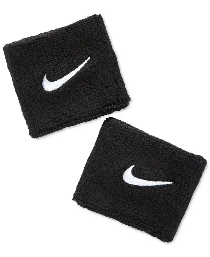 Nike Swoosh Wristbands (Black)