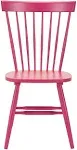 American Homes Collection Raspberry Pink Spindle Side Chair, Set of 2