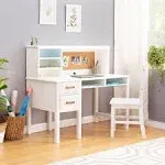 Guidecraft Taiga Desk and Hutch - White