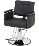 Buy-Rite Carlton Reclining Salon Chair for Professional Hair Stylists, Beauty Salons and Barbers - All Purpose Modern Hydraulic Styling, Shampoo or Threading Chair, YLG-166