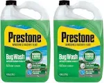 Prestone BugWash/Summer Washer Fluid - 1 gal; Removes & Repels Toughest Grime