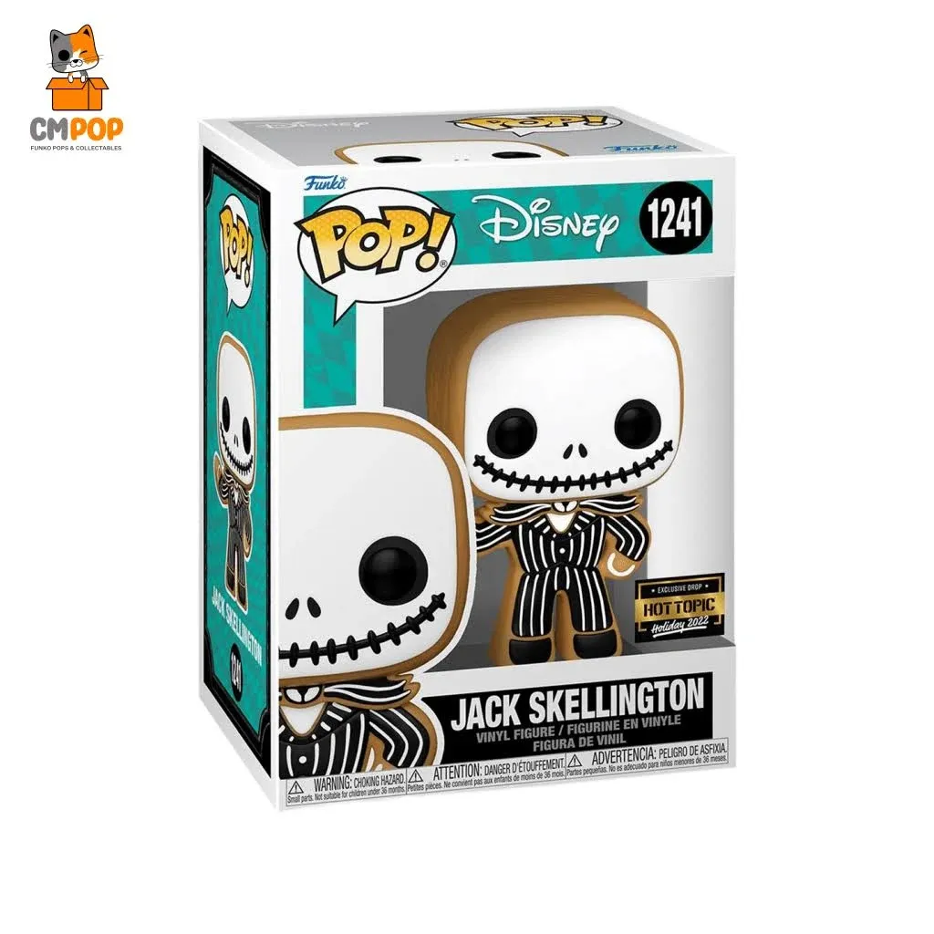 Gingerbread Jack Skellington  - #1241 - Funko Pop! - The Nightmare Before Christmas - Special Edition Exclusive