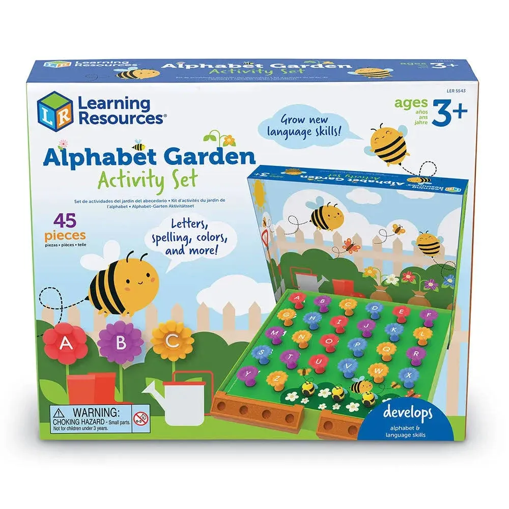 Learning Resources Alphabet Garden Activity Set - Theme/Subject: Early Learning - Skill Learning: Letter Recognition, Alphabet, Sorting, Color, Sound, Letter Matching, Spelling - 3-7 Year (LRNLER5543)