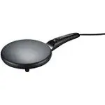 8&#034; Griddle Crepe Maker, Non-Stick Electric Crepe Pan, Auto Thermostat Control