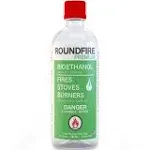 Roundfire Premium Tabletop Fireplace Fuel - 0.5 Liter Denatured Alcohol for G...