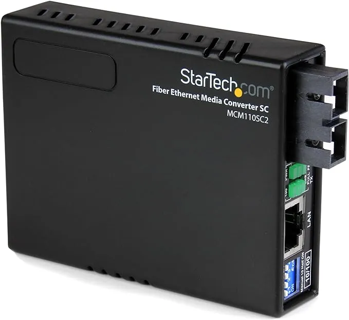 StarTech.com 10/100 Multi Mode Fiber Ethernet Media Converter SC 2 KM