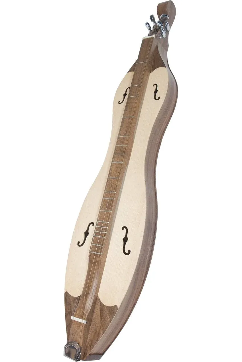 Roosebeck Grace Mountain Dulcimer 4-String Vaulted Spruce F-Holes - Walnut