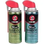 3-IN-ONE RVcare Slide Out Silicone, 11 oz. and RV Care Window &amp; Track Dry Lube