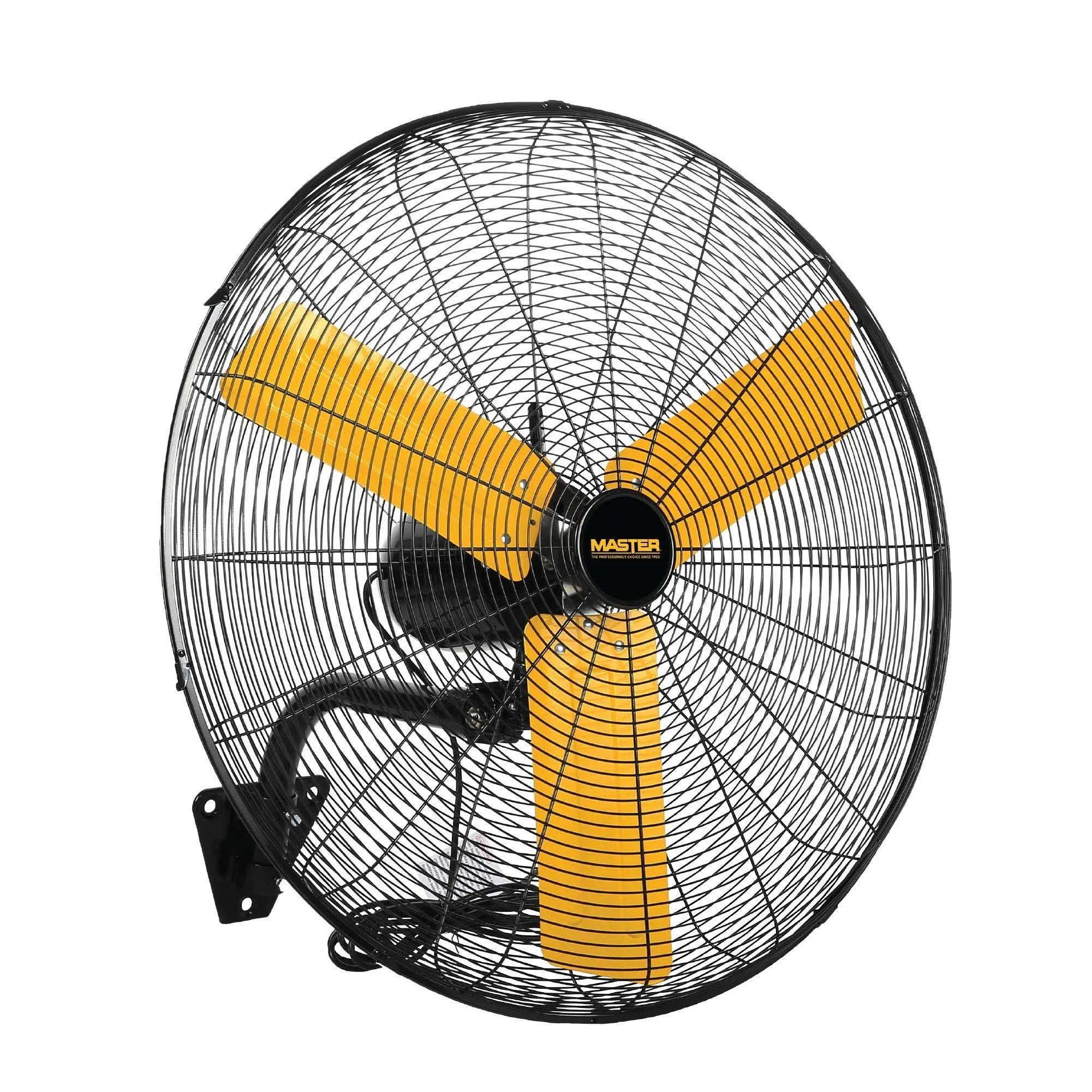 Master 24 Inch Industrial High Velocity Wall Mount Fan for, Commercial, Shop or Garage, All Steel Construction (MAC-24W)