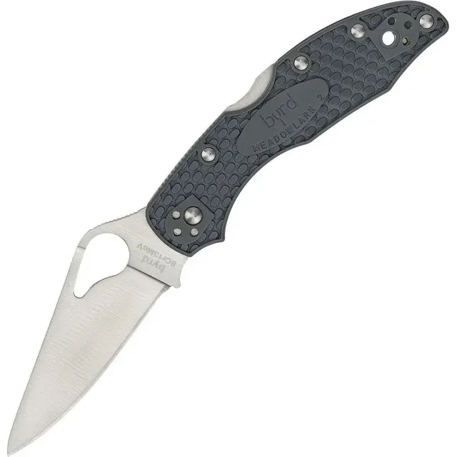 Byrd Meadowlark 2 Lockback Gray Folding Knife 04PGY2