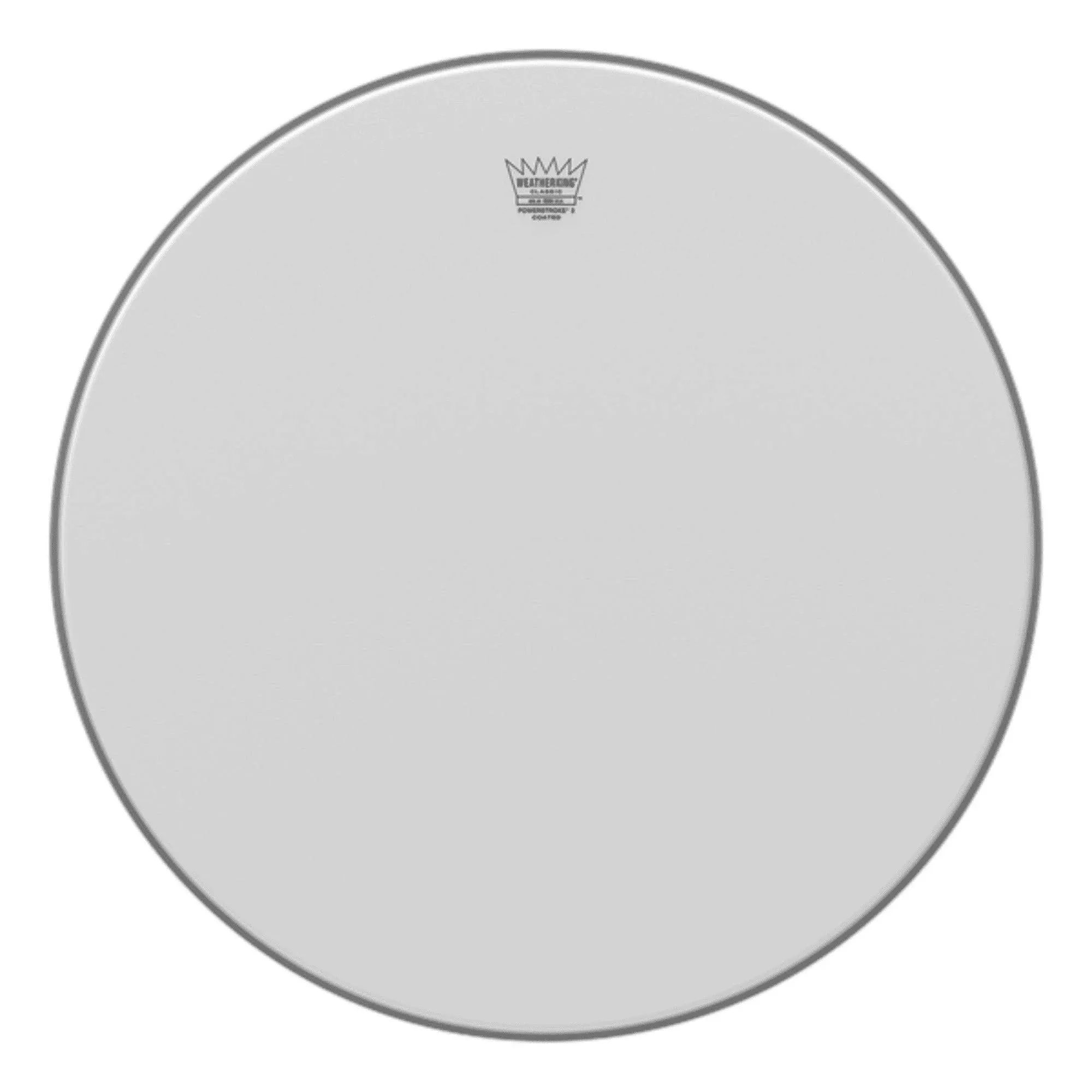 Remo Powerstroke P3 Coated Bass Drumhead - 22 inch with 2.5 inch Impact Pad