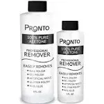 Pronto 100% Acetone Gel Nail Polish Remover - Gel Polish Remover for Nails | Acetone Nail Polish Remover & Acrylic Nail Remover