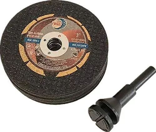 WA 12PACK - 3&#034;x.045&#034;x3/8&#034; Thin Cut Off Disc, Die Grinder Tool Accessories Cut...