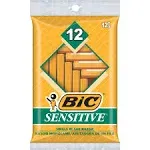 BIC Single Blade Razor, Sensitive, 12 ct