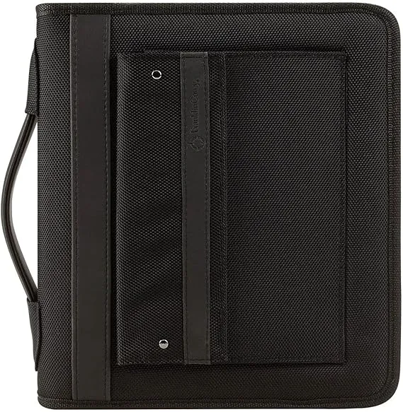 FranklinCovey - Friday Binder - Nylon Zipper with Handles (Classic, Black)