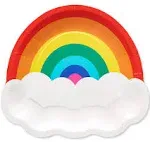 American Greetings Rainbow Party Supplies, Dinner Plates (36-Count)