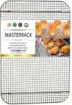 100% 304 Stainless Steel Cooling Rack and Wire Grate For Full Size Sheet Bun Pan,Real Heavy Duty 3.20LB, Roasting,Drying,Commercial Quality, Healthy Material