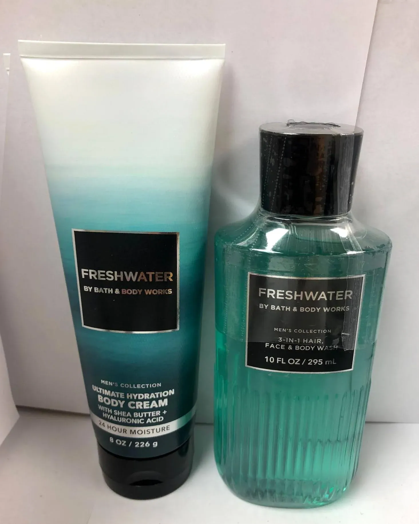 Bath and Body Works Men's Collection Freshwater 2 in 1 Hair and Body Wash 10 oz ...