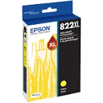 Epson T822 DURABrite Ultra Ink High Capacity Yellow Cartridge (T822XL420-S) for Select Workforce Pro Printers