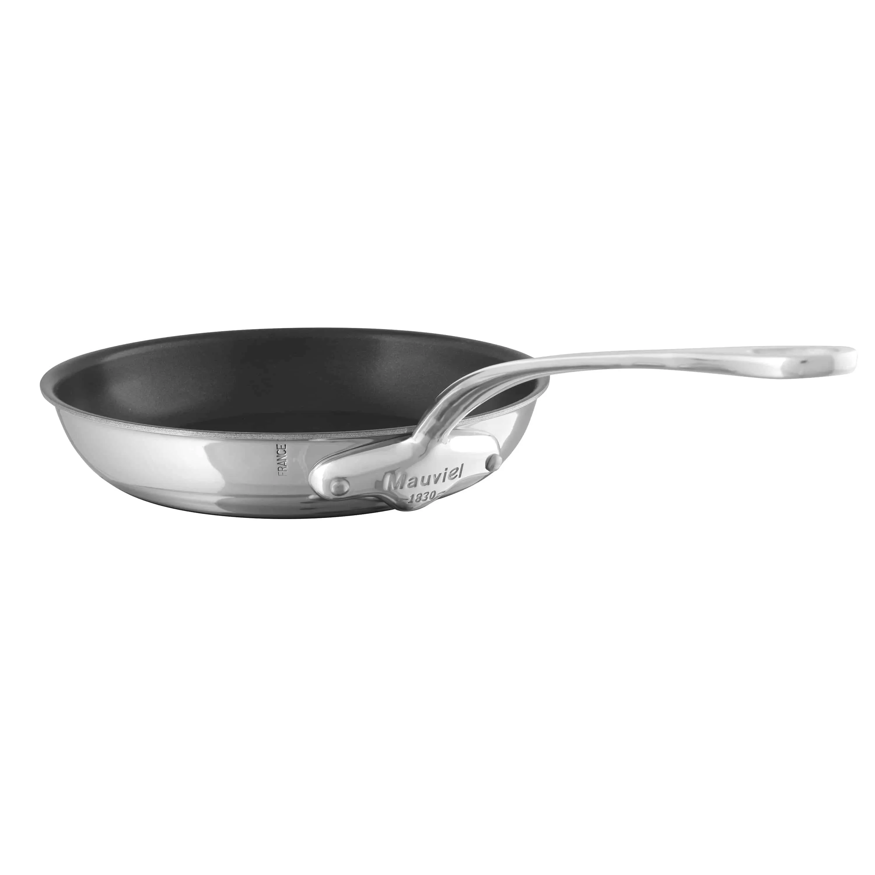 Mauviel M&Cook 9.5 inch Stainless Steel Non-Stick Round Frying Pan