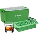 Antarctic Ice Maker | Set of 8 Ice Molds Perfect for Cocktails, Whiskey, Bourbon, Brandy | Clear Ice Cube Maker with Lid | Easy to Use