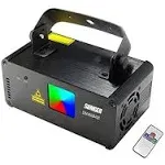 Sumger DJ Disco Stage Party Lights,Sound Activated Laser Light,DMX RGB Lazer ...