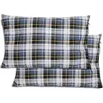 REDCAMP Small Camping Pillow Lightweight and Compressible, Flannel Travel Pillow ...