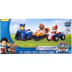 Nickelodeon PAW PATROL Racers Team Pack Chase Zuma &amp; Ryder 3 Pack Toy Cars New+