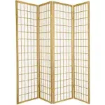 Gold Japanese Window Screen - Oriental-Decor.com