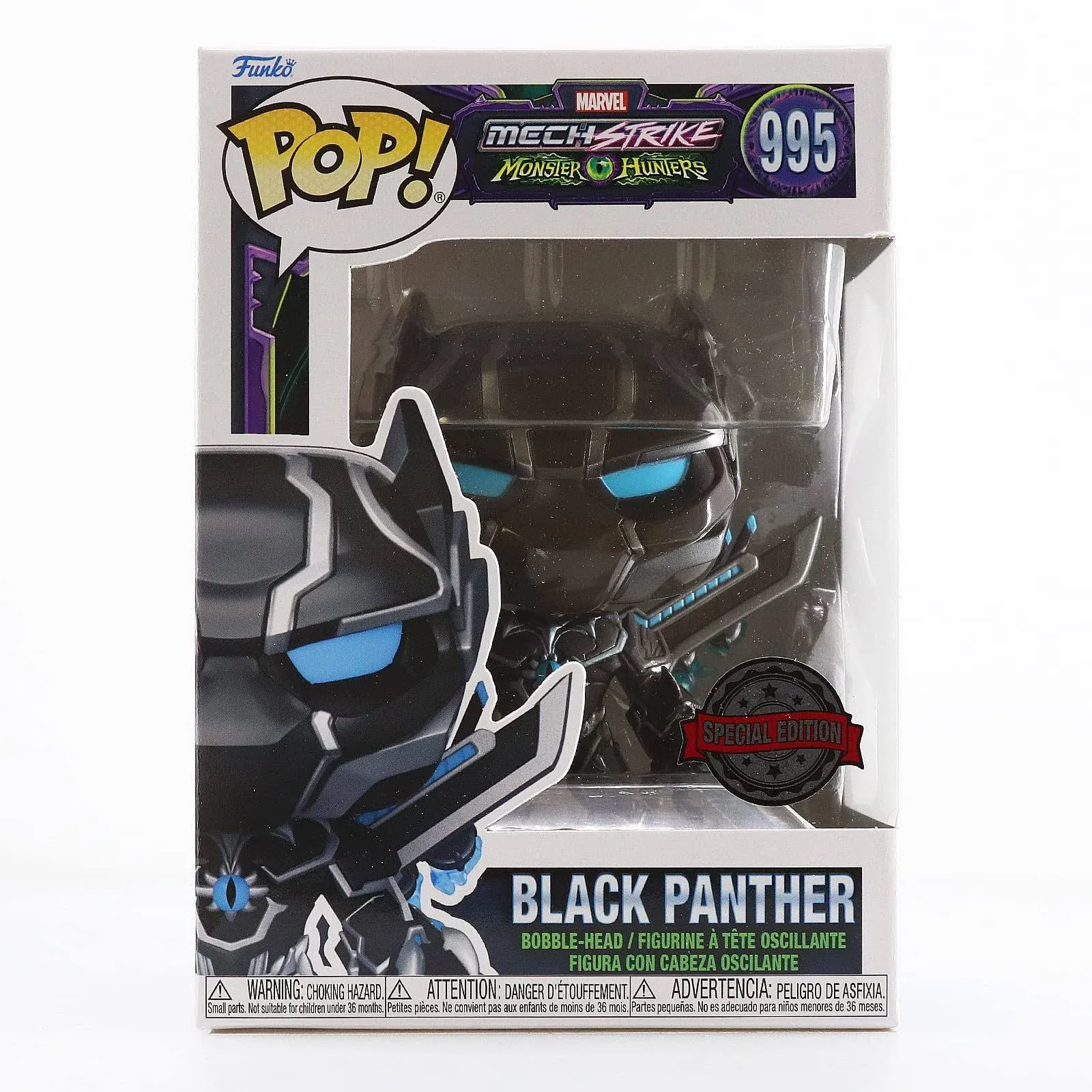 Funko Pop! #995 Marvel MechStrike Monster Hunters - Black Panther Target Excl.