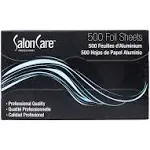 Salon Care Full Size Foil Sheets 500 Count