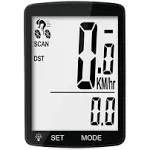 Wireless Bike Computer, 20 Multi-Functions, Real Waterproof Bicycle Speedometer, Cycling Odometer with 3'' Large LCD Display(Simple to Read), Easy to Use