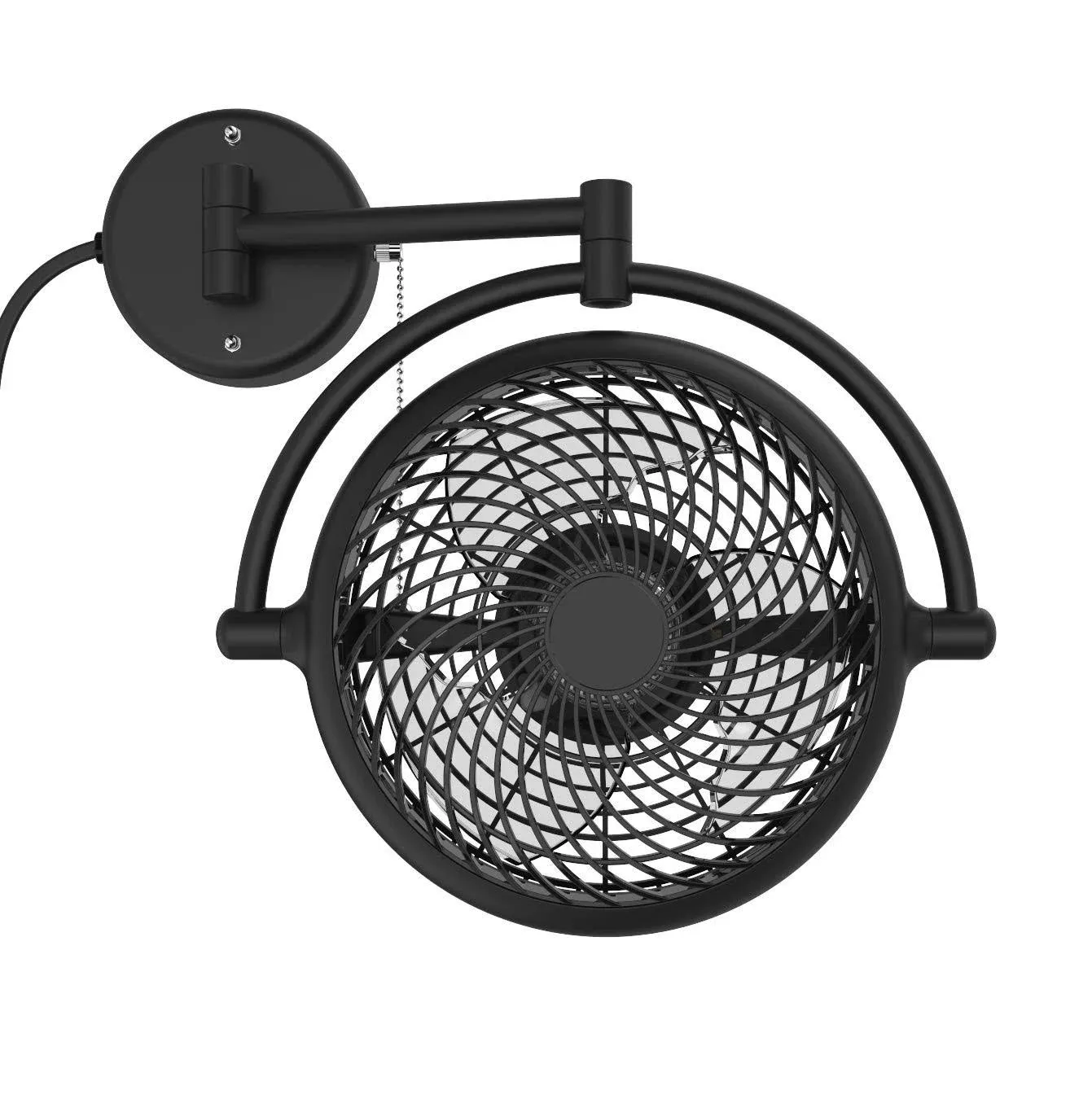 Alaska VIVI Wall Mount Swivel Fan with Folding Arm