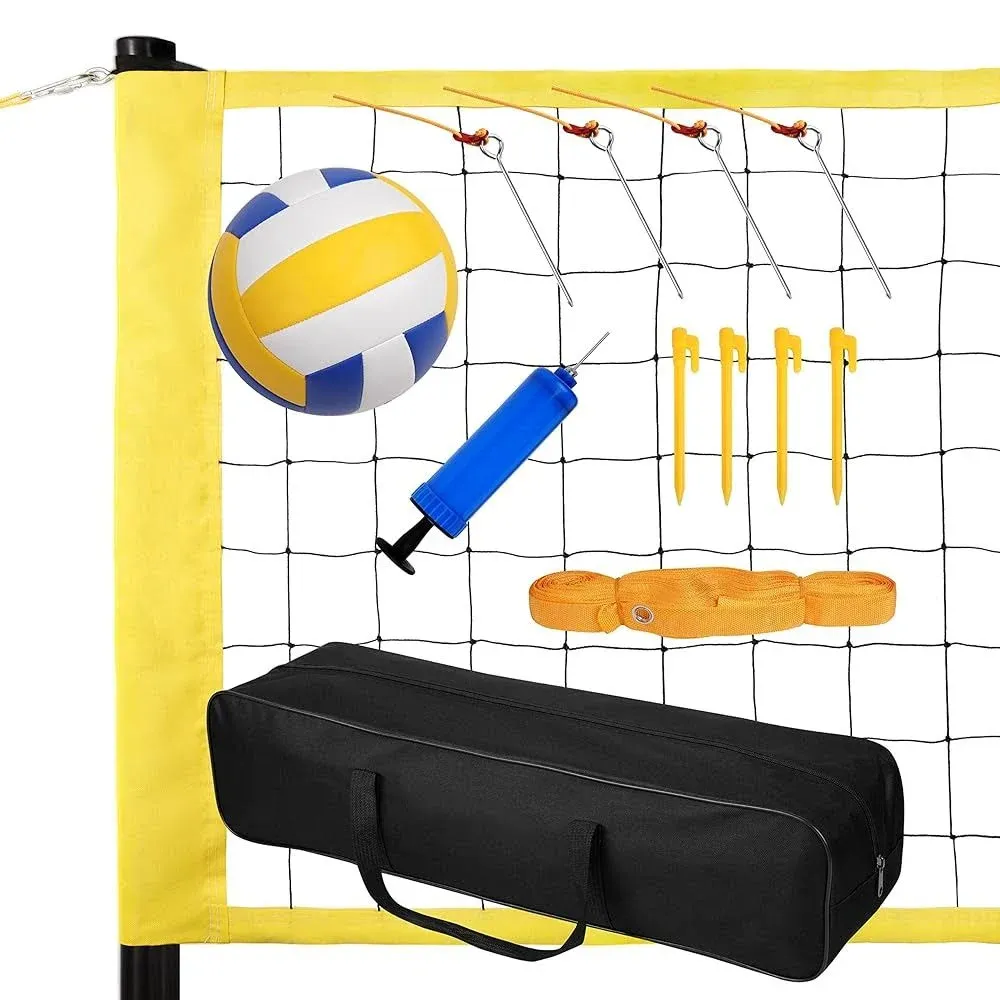 TOLEAD Portable Volleyball Net, Outdoor Volleyball Set with Height Adjustable...