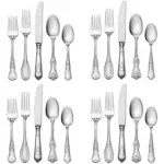 Wallace Hotel Luxe 18/10 Stainless Steel 20pc. Flatware Set (Service for Four)